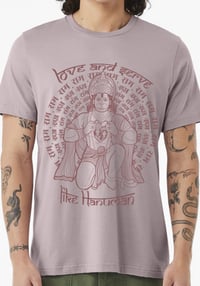 Image 4 of *Special Edition* Love and Serve Like Hanuman (unisex t shirt)