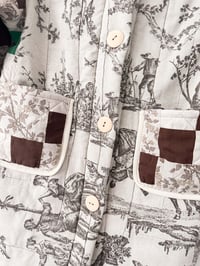Image 3 of Handmade Upcycled Youth 7/8 Yrs Quilted Barn Coat