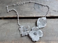 Image 4 of Dogwood Bracts and Leaf necklace