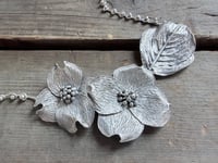 Image 8 of Dogwood Bracts and Leaf necklace