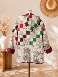Image 2 of Handmade Upcycled Youth 7/8 Yrs Quilted Barn Coat