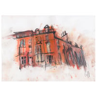 Image 1 of Learmonth Terrace  Edinburgh - Charcoal and Soft Pastels on Paper 