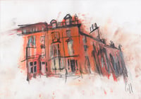 Image 2 of Learmonth Terrace  Edinburgh - Charcoal and Soft Pastels on Paper 
