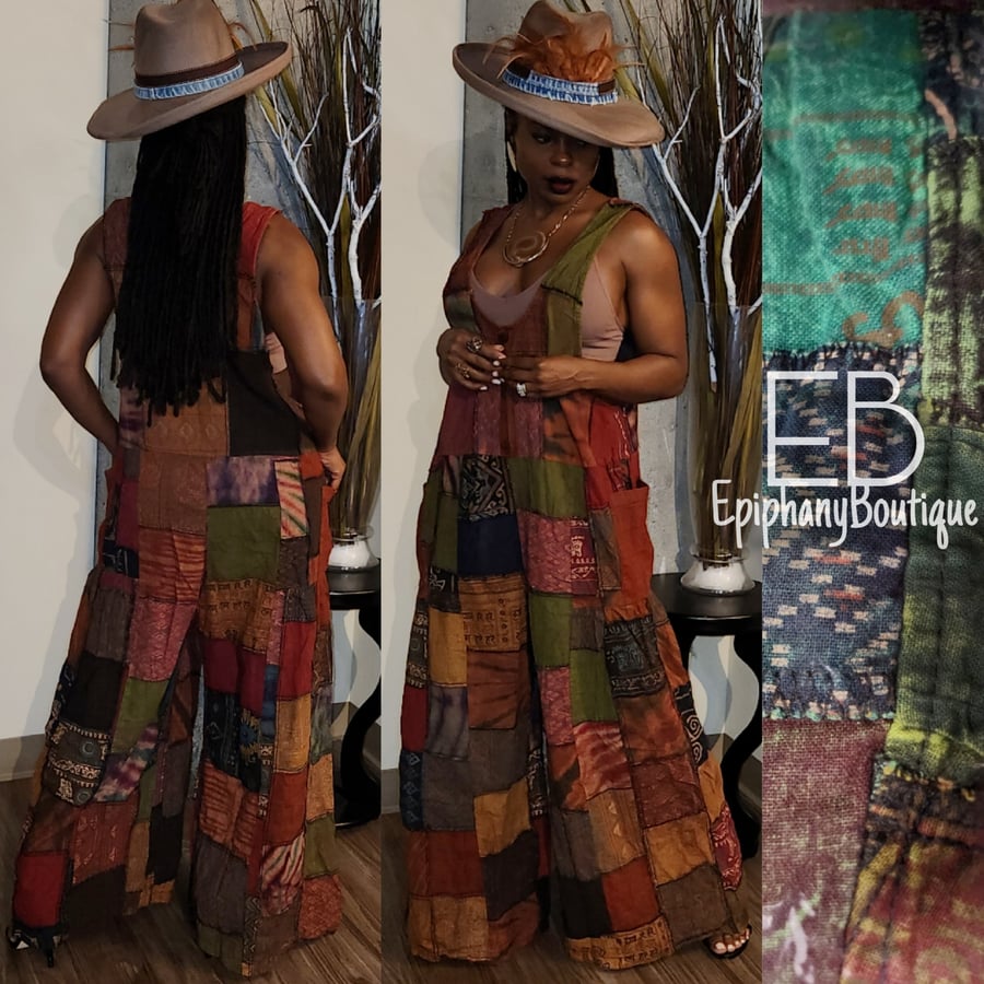 Image of The Dy'a Patchwork Jumpsuit 
