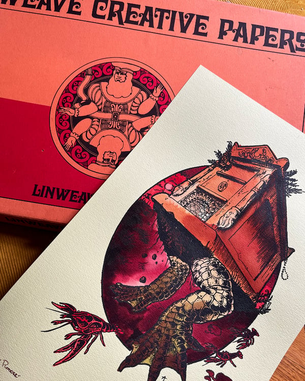 Image of "Cemetery Plodder" Screenprinted Open Editions