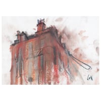 Image 1 of Corner of Belgrave Place  and Belgrave Crescent,  Edinburgh - Charcoal and Soft ...
