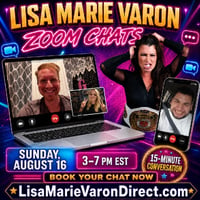 15 Minute ZOOM Chat with Lisa Marie Varon - Sunday, August 16th, 2026