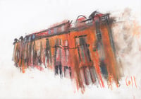 Image 2 of Learmonth Terrace , Edinburgh - Charcoal and Soft Pastels on Paper 