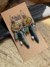 Image 12 of Among Blues and Greens earrings / n7