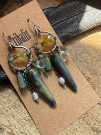 Image 13 of Among Blues and Greens earrings / n7