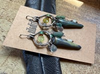 Image 16 of Among Blues and Greens earrings / n7