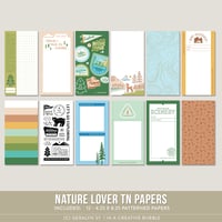 Nature Lover Traveler's Notebook Papers (Digital)