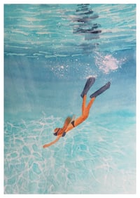 Into the Water— Original Watercolour