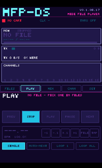 Image 2 of MFP-DS - MIDI File Player Output for NDS and NDS Lite - Downloadable ROM - 1.31B -  (08/13/2026)