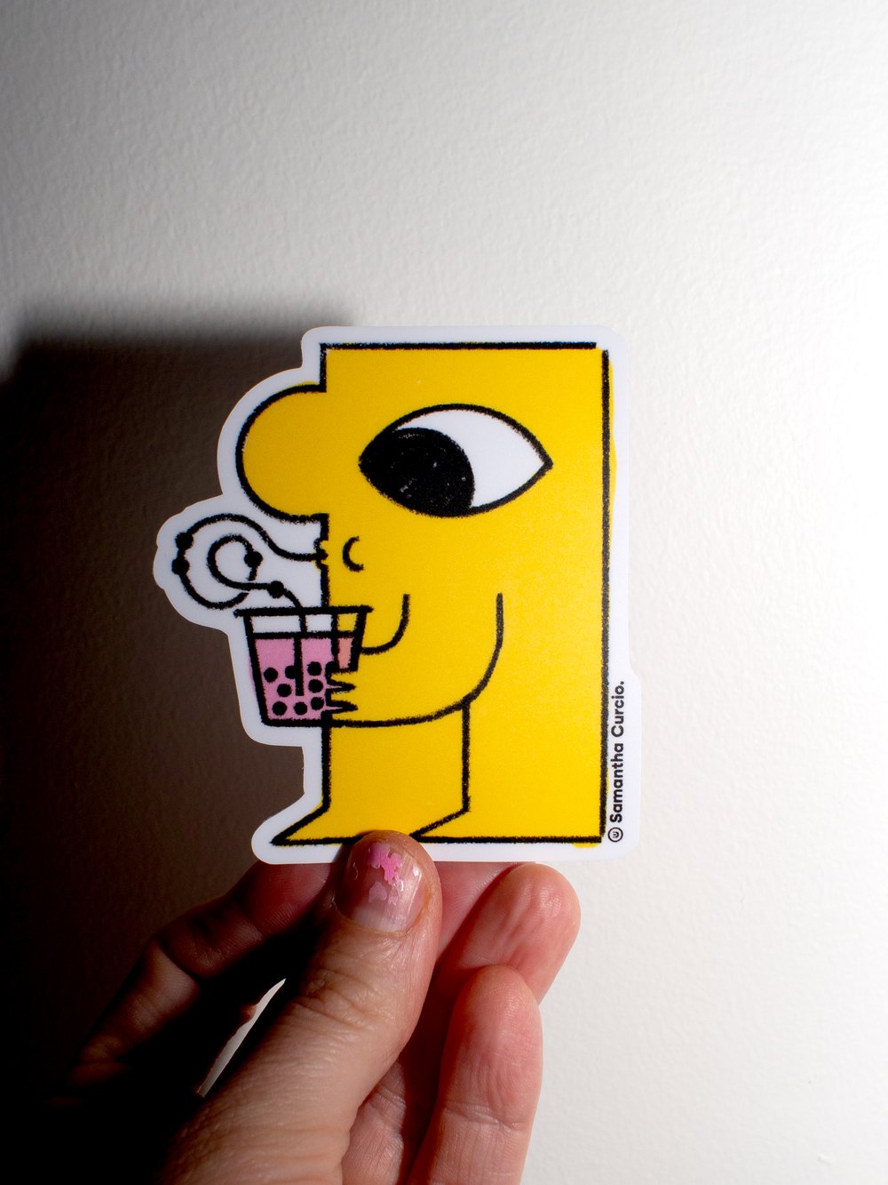 Image of Boba Sipper - vinyl sticker