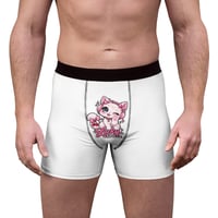 Image 3 of Men's Boxer Briefs (AOP) lucky kitten co