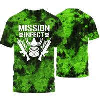 MISSION : INFECT "New School" T-Shirt (Tie Dye Oddworld Edition)