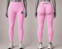 Image 1 of Built Different Baby Pink Sculpt Leggings