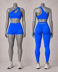 Image 1 of Built Different Electric Blue One-Shoulder full kit