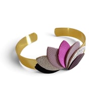 Image 1 of Bracelet, modèle Floralia , Bordeaux