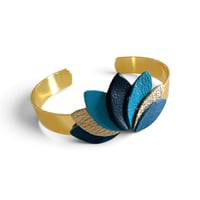 Image 1 of Bracelet, modèle Floralia , Bleu