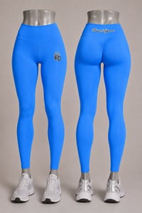 Image 1 of Built Different lake Blue Sculpt Leggings