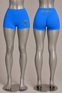 Image 1 of Built Different lake Blue Sculpt Shorts