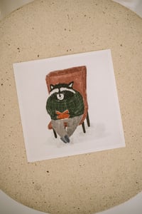 Image 3 of Uncle Raccoon - print
