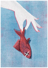 Image 5 of Save the fish! - print