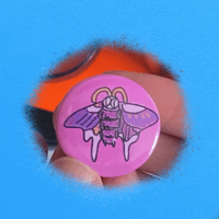 Non-binary moth badge