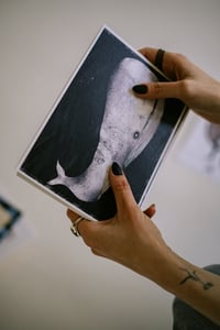 Image 2 of Big whale - print