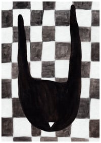Image 2 of Mysterious bunny - print