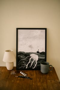 Image 3 of Little black boat - print