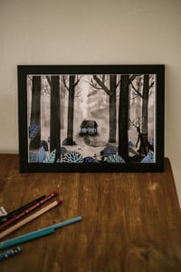 Image 5 of Curious creature - print