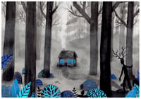 Image 2 of Curious creature - print