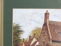 Image 6 of The Fox Inn, Northamptonshire by Alex Jawdokimov, Vintage Art Print, Framed 