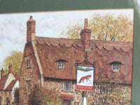 Image 5 of The Fox Inn, Northamptonshire by Alex Jawdokimov, Vintage Art Print, Framed 