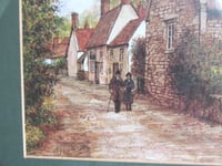 Image 4 of The Fox Inn, Northamptonshire by Alex Jawdokimov, Vintage Art Print, Framed 