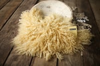 Butter hand felted fur