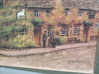 Image 4 of The Lamb Inn, Cotswolds Oxfordshire by Alex Jawdokimov, Vintage Art Print, Framed 