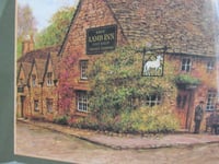 Image 3 of The Lamb Inn, Cotswolds Oxfordshire by Alex Jawdokimov, Vintage Art Print, Framed 