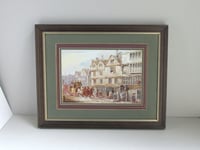 Image 2 of Cock Tavern, Bishopgates St, London by J. C. Maggs (b 1819) Vintage Framed Art Print, Coaching Scene