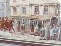 Image 7 of Cock Tavern, Bishopgates St, London by J. C. Maggs (b 1819) Vintage Framed Art Print, Coaching Scene