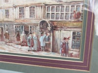Image 8 of Cock Tavern, Bishopgates St, London by J. C. Maggs (b 1819) Vintage Framed Art Print, Coaching Scene