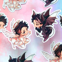 Image 2 of STICKERS - Angel and Devil