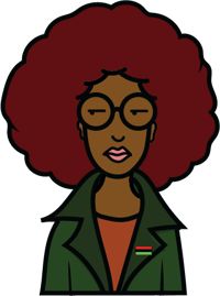 Image 1 of VAULT - ZARIA FRO ENAMEL PIN