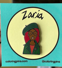 Image 2 of VAULT - ZARIA BERET ENAMEL PIN