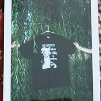 Image 3 of QUIET! black tee