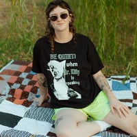 Image 1 of QUIET! black tee