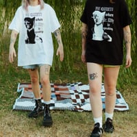Image 2 of QUIET! white tee